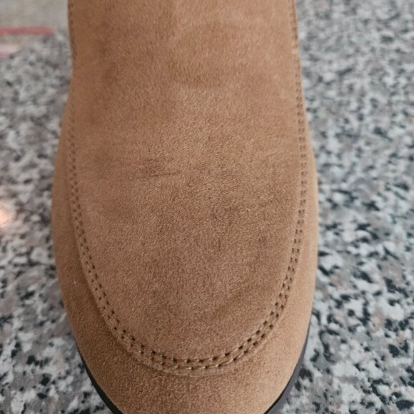 NWT UNISA Light brown Tan Comfort Mule kitten heel Shoe  7 - Picture 7 of 11